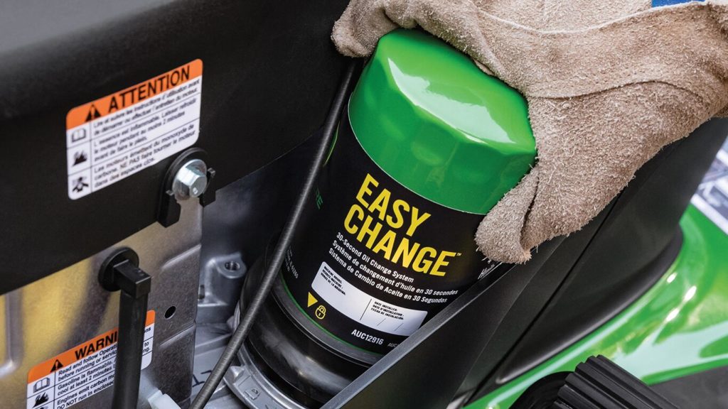 Riding Lawn Mower Oil Change