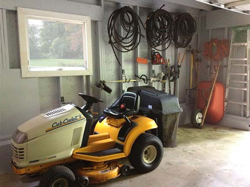 Riding Lawn Mower Storage