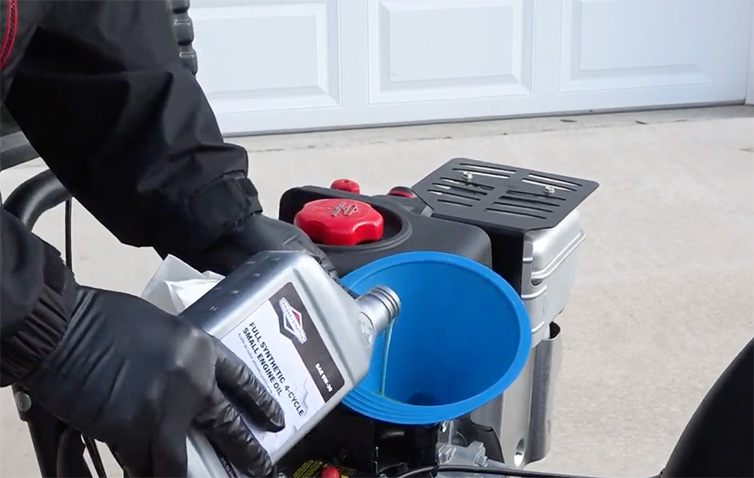 small engine oil changes